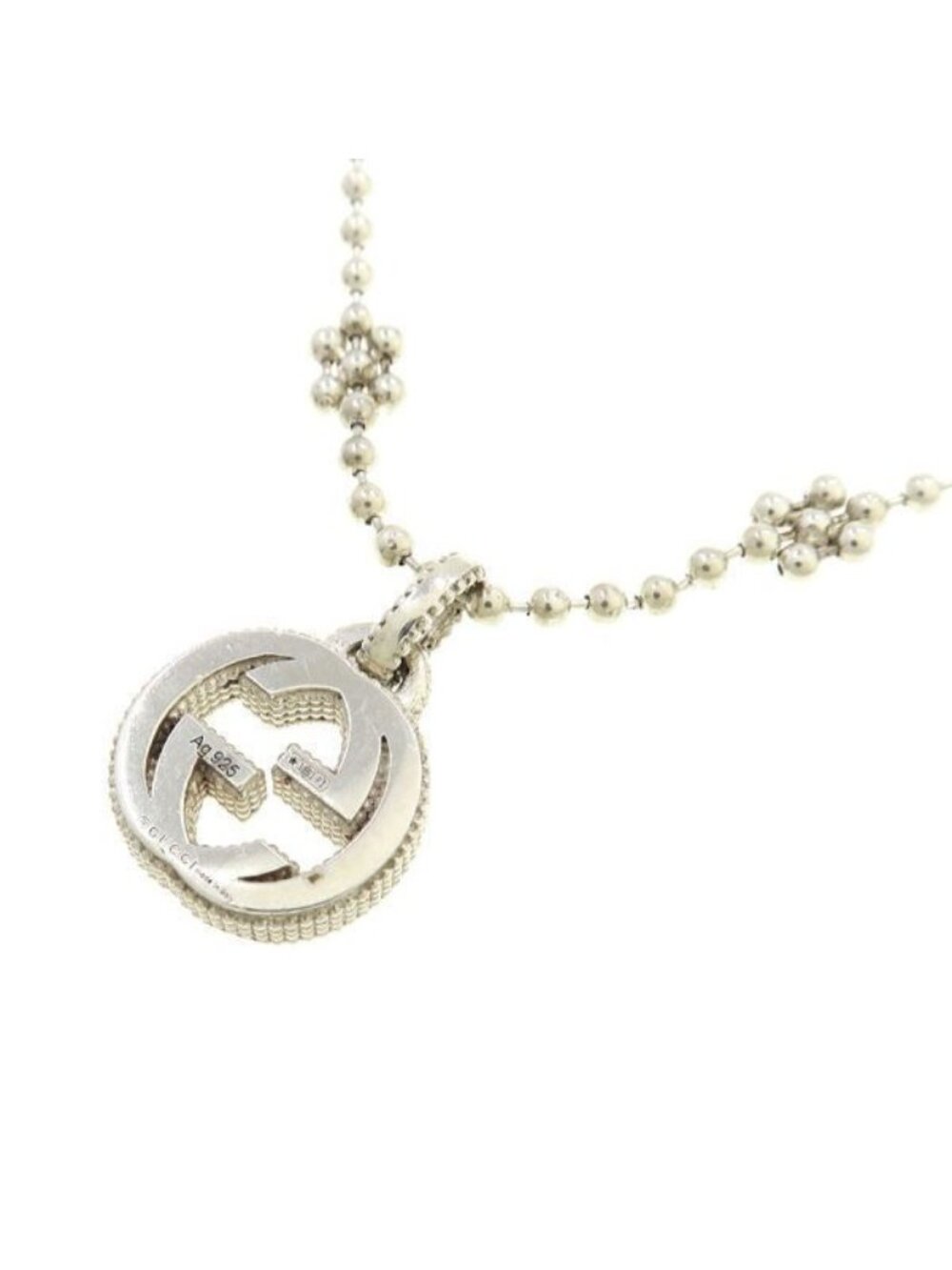 Gucci Interlocking Necklace Silver - Picture 4 of 8
